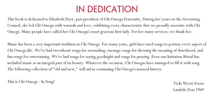 Chi omega yours forever song lyrics